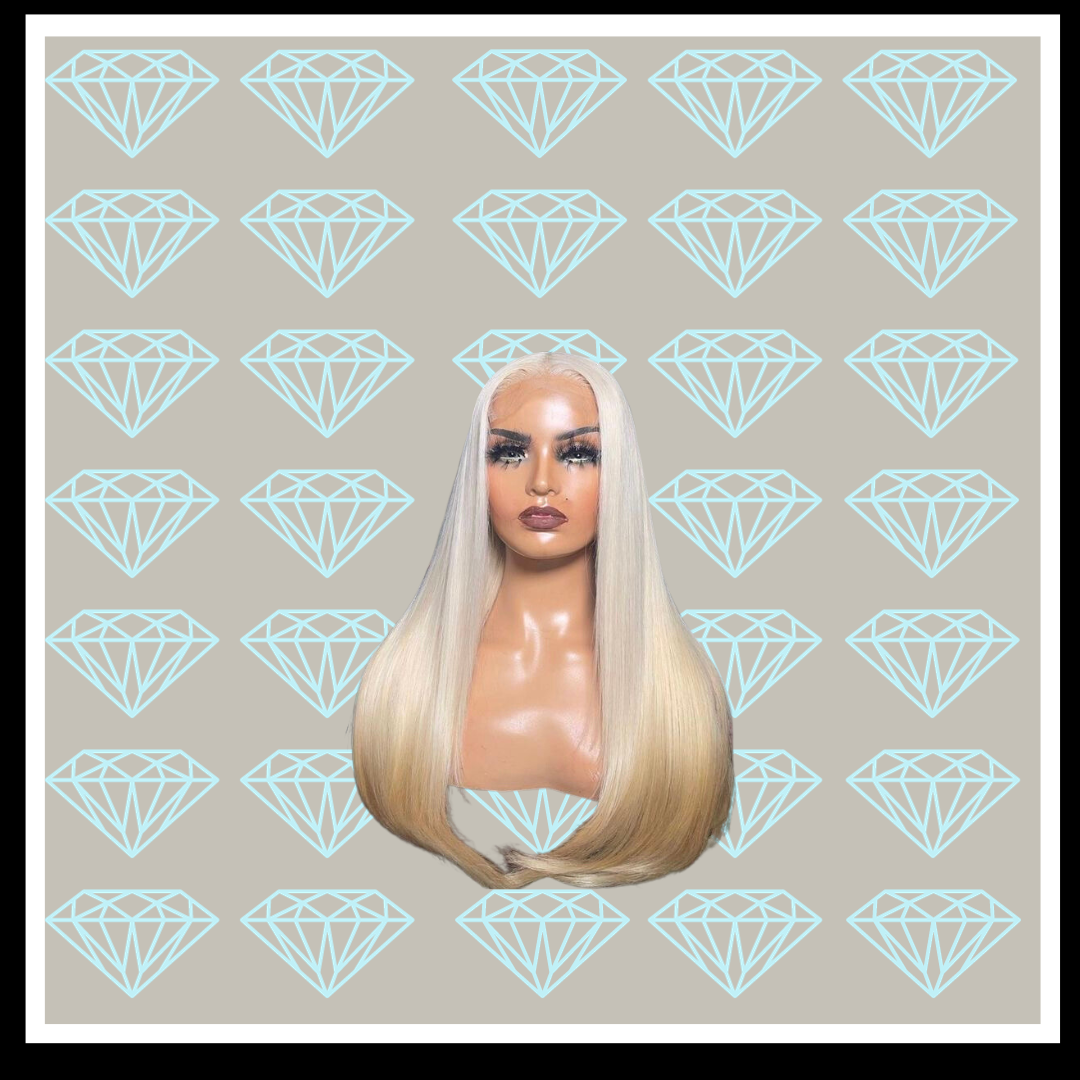 Platinum Blonde 13x4 Frontal Wigs