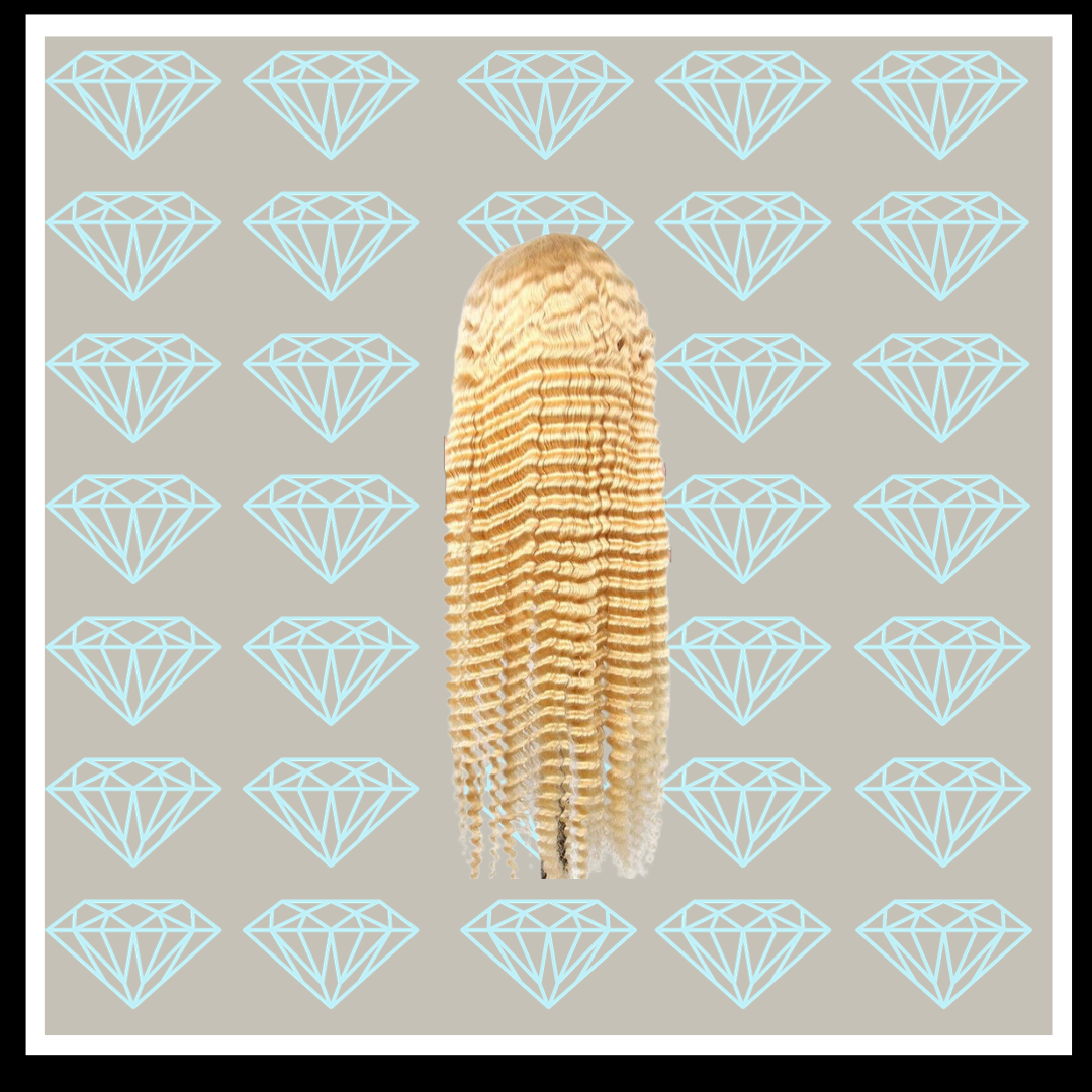 Platinum Blonde 5x5 Closure Wig